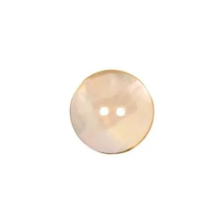 Bouton - 2 Trous - 12 mm - Nacre - x30