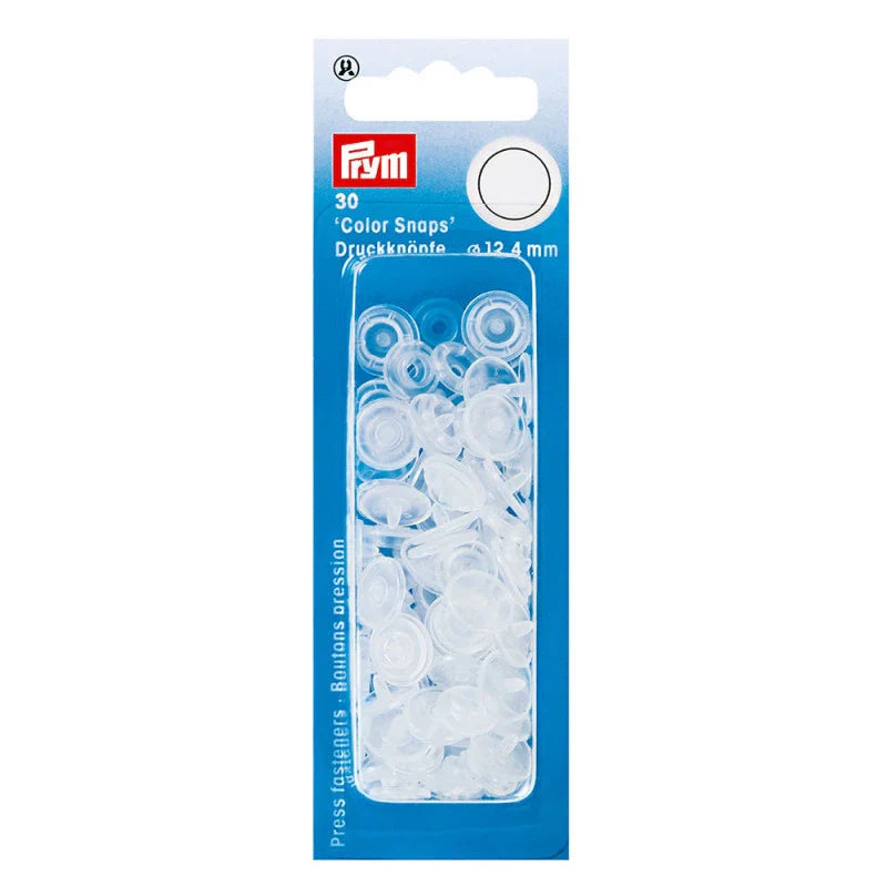 Bouton-pression - "Color Snaps" - 12.4 mm - Plastique - Rouge - x30