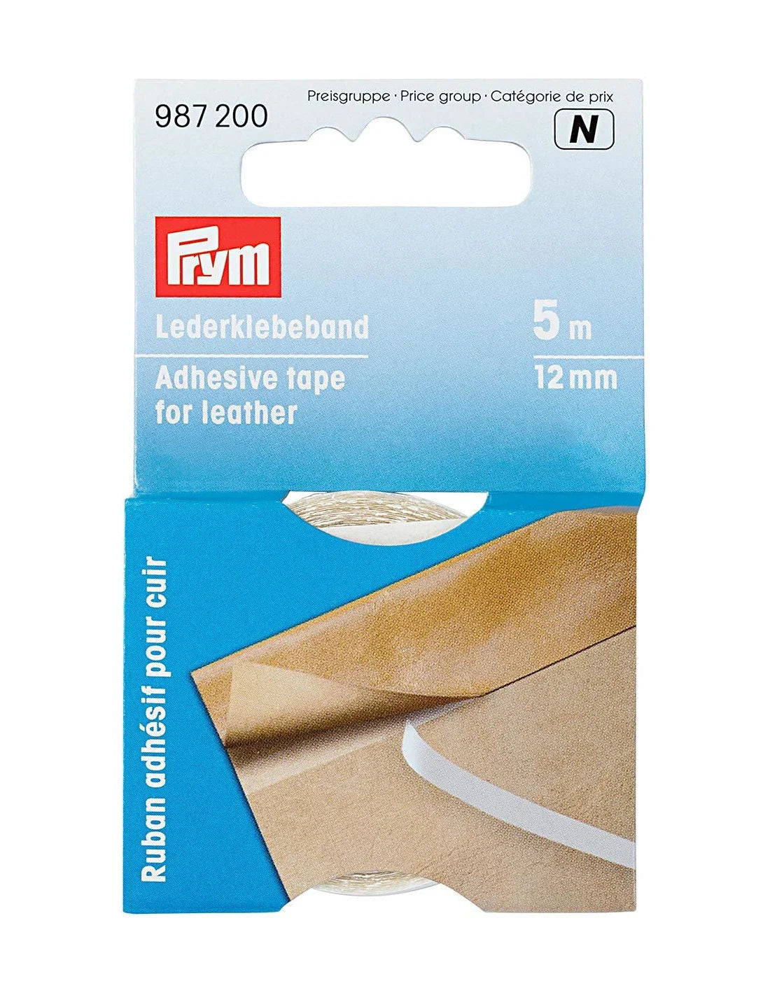 Ruban adhésif - Cuir - 12 mm x 5 m