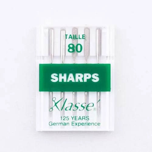 Aiguille - Machine à coudre - "Sharps" - 80/12 - x5