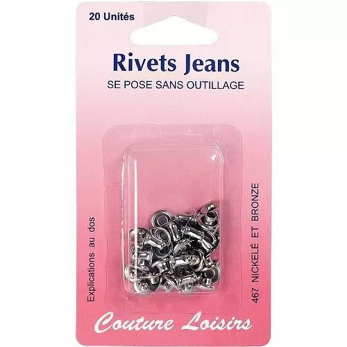 Rivet - "Jeans" - 7 mm - Bronze - x20
