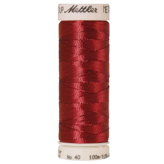 Bobine de fil - "Metallic" - 100 m - Polyester - Multicolore - x5