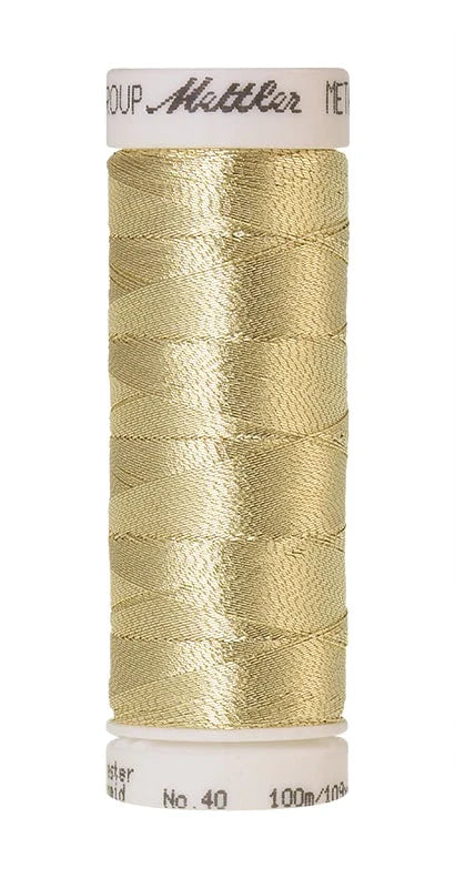 Bobine de fil - "Metallic" - 100 m - Polyester - Multicolore - x5