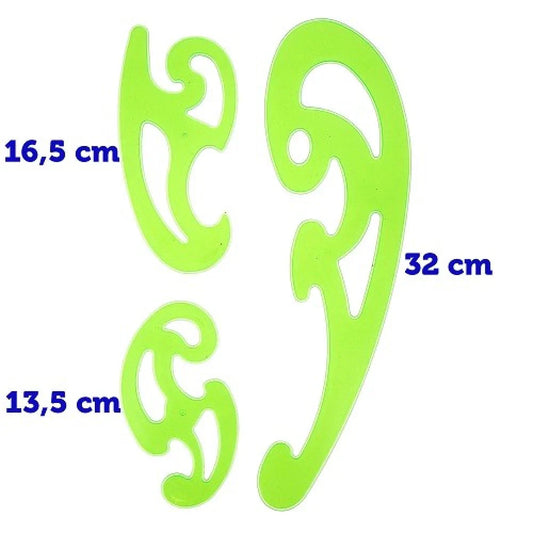 Perroquet - 13.5, 16.5, 32 cm - x3