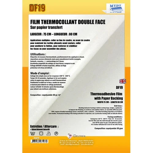 Voile - Thermocollant - 100 m - 20gr/m2 - Blanc