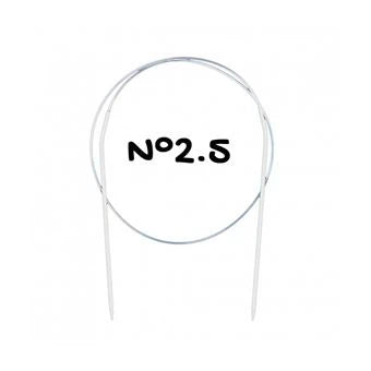 Aiguille à tricoter - Circulaire - 2.5 mm x 80 cm