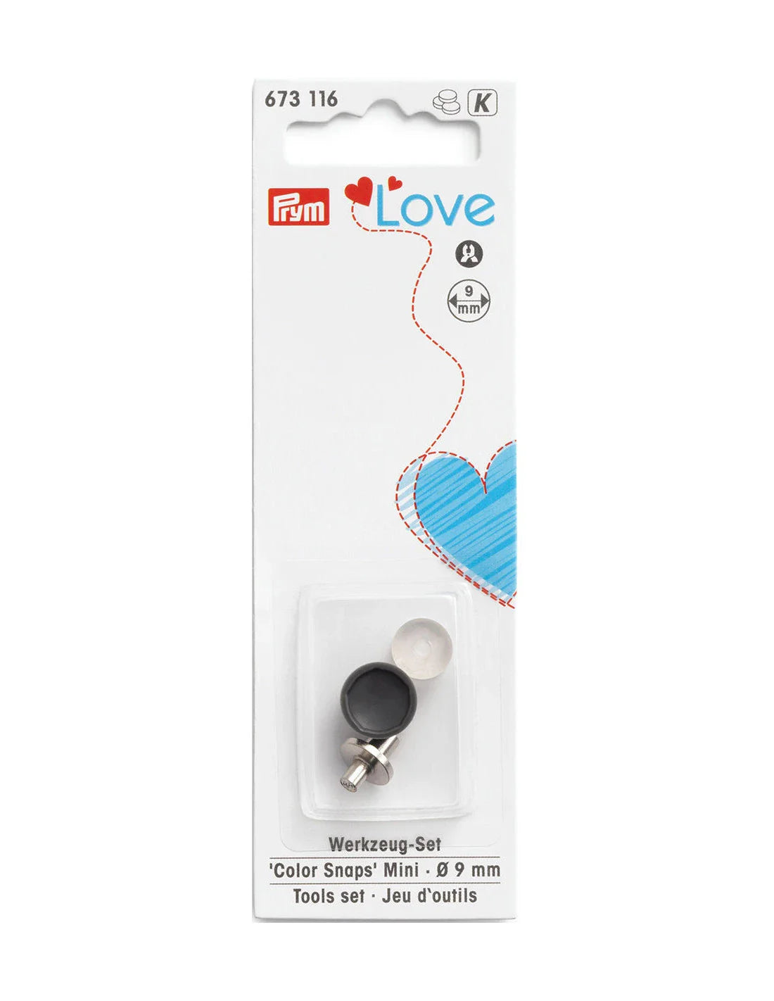 Outil de pose - "Color Snaps" - 12.4 mm