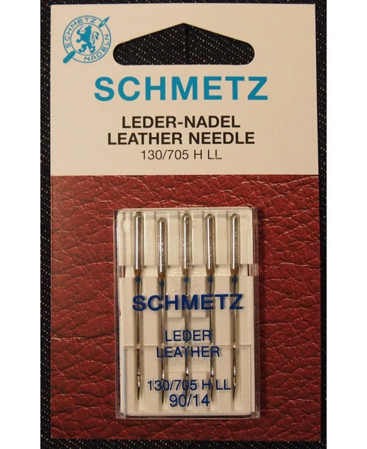 Aiguille - Machine à coudre - Cuir LL - 90/14 - x5
