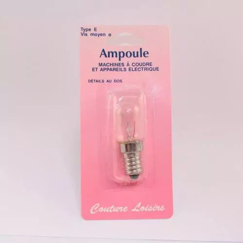 Ampoule - Type E - Vis moyenne - 15 W / 240 V