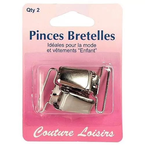 Pince pour bretelle - Bronze - x2