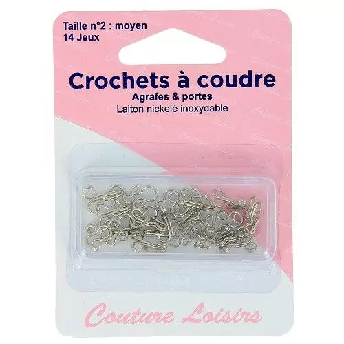 Agrafe - Moyen - Nickel - x14