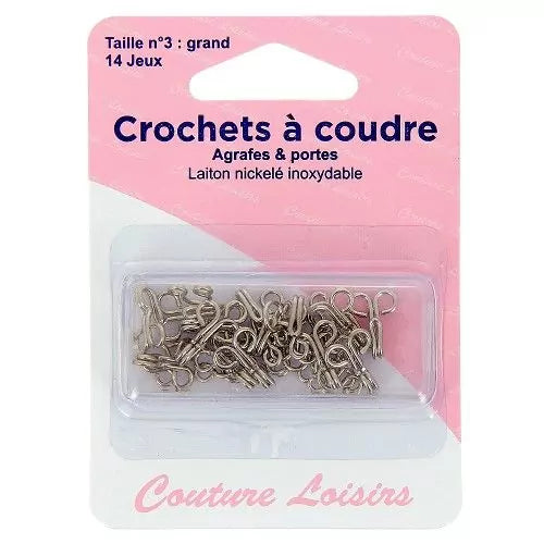 Agrafe - Moyen - Nickel - x14