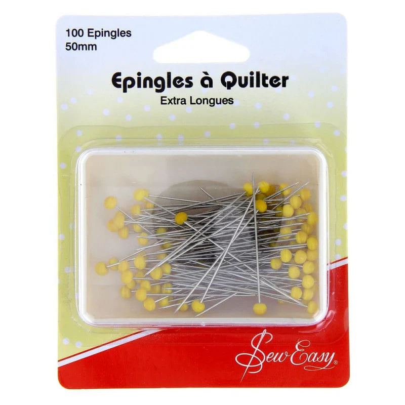 Epingle - 50 mm - x100 - Jaune