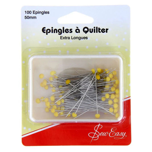 Epingle - 50 mm - x100 - Jaune