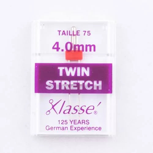 Aiguilles jumelles - Machine à coudre - "Stretch" - 75 - 4 mm